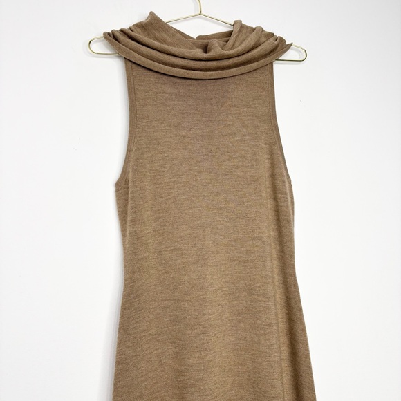 Reformation x Kacey Musgraves Simone Regenerative Wool Sweater Dress Camel XL - Picture 5 of 12